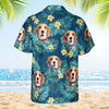 Summer With Pet - Personalized Hawaiian Shirt - Upload Image, Gift For Pet Lovers