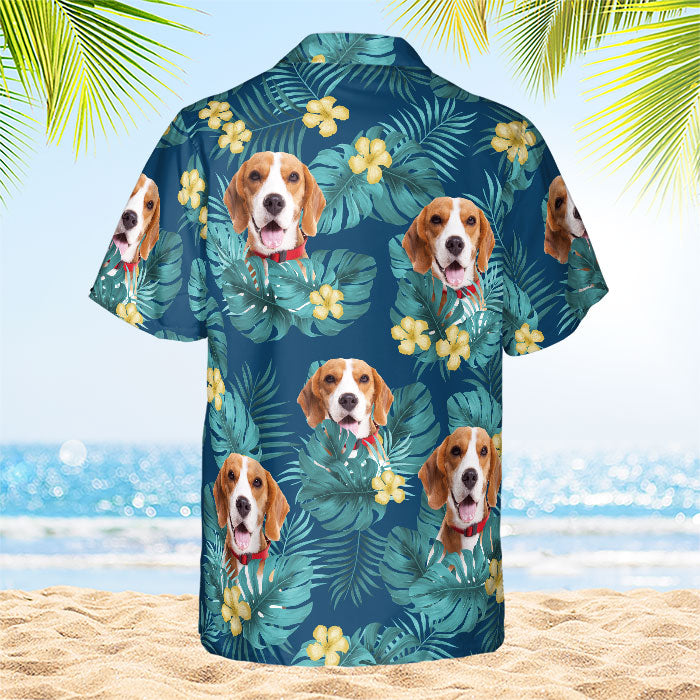 Custom Pet Photo Golden Retriever Gifts for Dog Lovers - Personalized Hawaiian Shirt