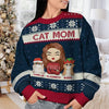 Life Is Better With Cats - Cat Personalized Custom Ugly Sweatshirt - Unisex Wool Jumper - Christmas Gift For Pet Owners, Pet Lovers