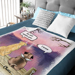 Custom Pet Memorial Name Gifts for Dog Lovers - Personalized Blanket