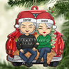 All I Want For Christmas Is You - Couple Personalized Custom Ornament - Wood Car Shaped - Christmas Gift For Husband Wife, Anniversary