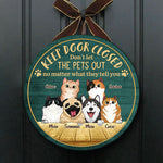 Custom Name Cat and Corgi Gifts for Pet Lovers - Personalized Wood Sign