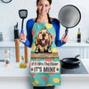 If It Hits The Floor It Is Mine - Funny Personalized Dog Apron