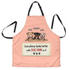 Everything Tastes Better With Dog Hair - Funny Personalized Dog Apron