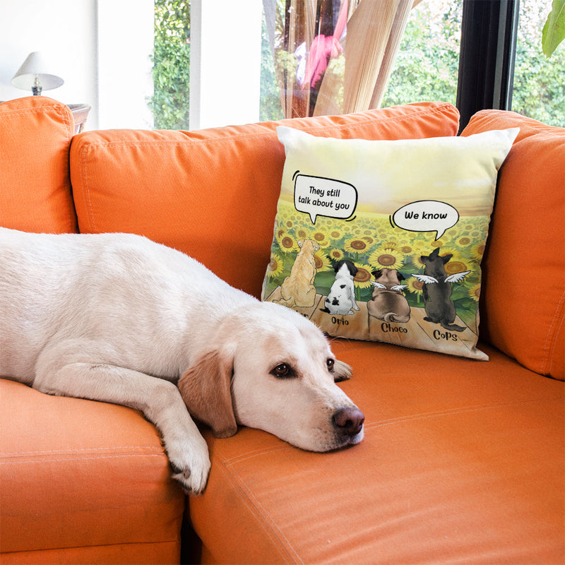 Custom Name Pet Memorial Gifts - Personalized Pillow