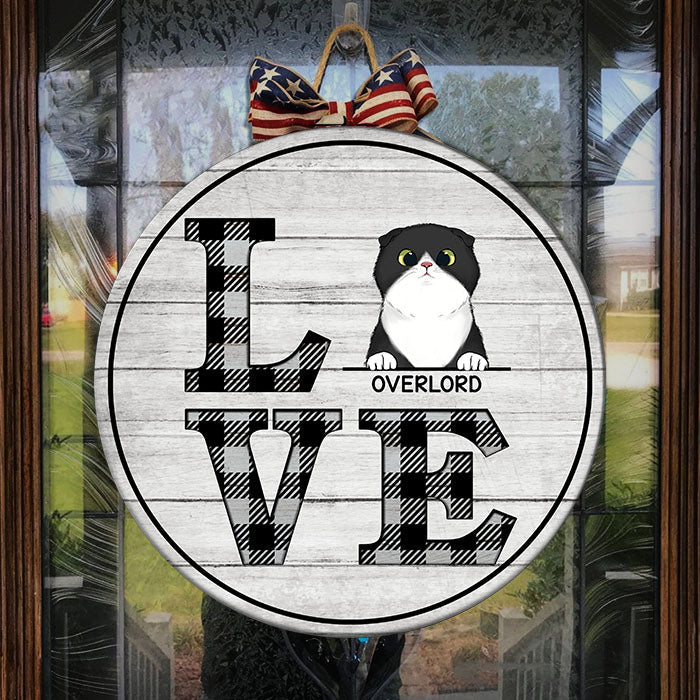 Funny Cat Lover Decor - Wood Sign