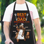 Custom Name Best Flippin' Dad Gifts - Personalized Apron