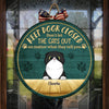 Keep Door Closed - Funny Personalized Cat Door Sign (WW)