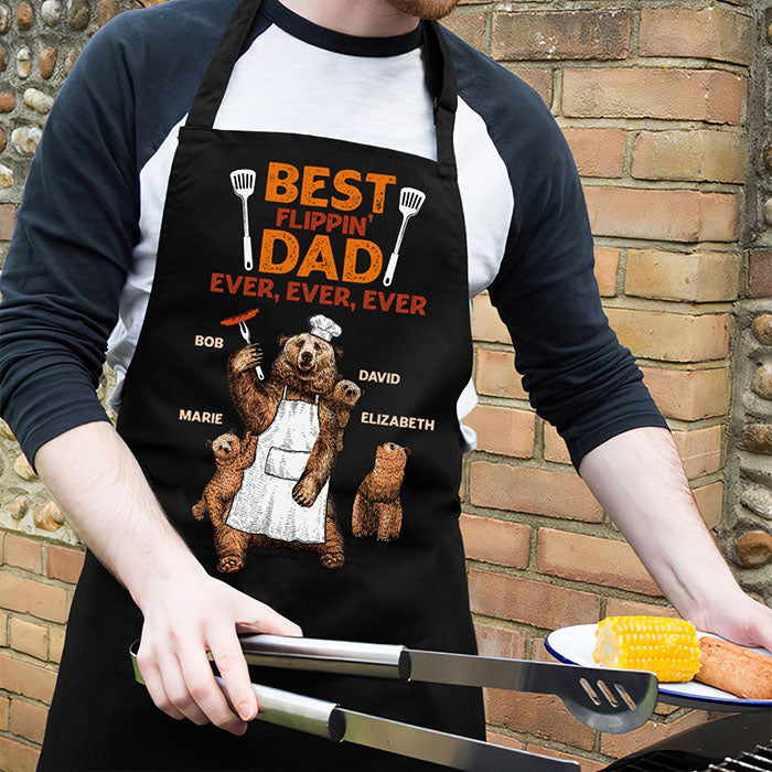 Best FLippin' Dad Ever Ever -  Gift For Dad, Personalized Apron