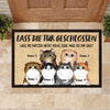 Lassen Sie die Katzen nicht raus German - Funny Personalized Cat Decorative Mat (WT)
