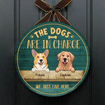Custom Dog Name Funny Gifts for Dog Lovers - Personalized Wood Sign