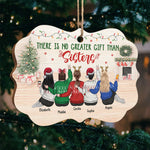 Custom Name Christmas Gifts for Sisters - Personalized Ornament