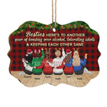 Custom Name Funny Christmas Bestie Gifts - Personalized Ornament