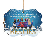 Custom Name Bestie Christmas Gifts for Friends - Personalized Ornament