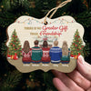 Brothers & Sisters By Heart - Personalized Custom Benelux Shaped Wood Christmas Ornament - Gift For Bestie, Best Friend, Sister, Birthday Gift For Bestie And Friend, Christmas Gift