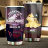 This Awesome Dad Belongs To  - Gift for Dad - Personalized Tumbler