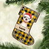 Have A Magical Holiday Season - Happy Cats And Dogs - Personalized Custom Stocking Shaped Wood Christmas Ornament