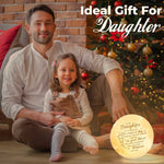 Daughter Love Gifts for Christmas - Moon Lamp