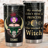 My Mother Trained A Witch - Personalized Tumbler - Gift For Yourself, Halloween Gift