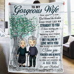 Custom Name Romantic Wife Gifts - Personalized Blanket