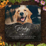 Custom Pet Photo Dog Memorial Gifts - Personalized Memorial Stone