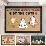 Custom Cat Name Funny Welcome Gifts for Cat Lovers - Personalized Doormat