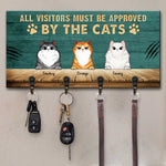Custom Name Cat Lover Gifts - Personalized Key Holder