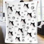Custom Name Cat Lover Gifts - Personalized Blanket