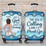 Custom Name Cruising Gifts for Women - Personalized Luggage Cover