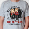 We Have Tolerated Each Other, It's Remarkable - Personalized Unisex T-shirt, Hoodie, Sweatshirt - Gift For Couple, Husband Wife, Anniversary, Engagement, Wedding, Marriage Gift