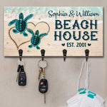 Custom Name Beach House Gifts - Personalized Key Holder