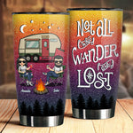 Custom Name Camping Gifts for Couples - Personalized Tumbler
