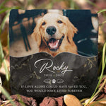 Custom Pet Photo Dog Memorial Gifts - Personalized Memorial Stone