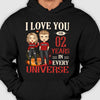 Love You In Every Universe - Personalized T-shirt, Hoodie - Gift For Couples, Husband Wife