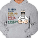 Custom Name Husband Daddy Grandpa Gifts - Personalized Apparel