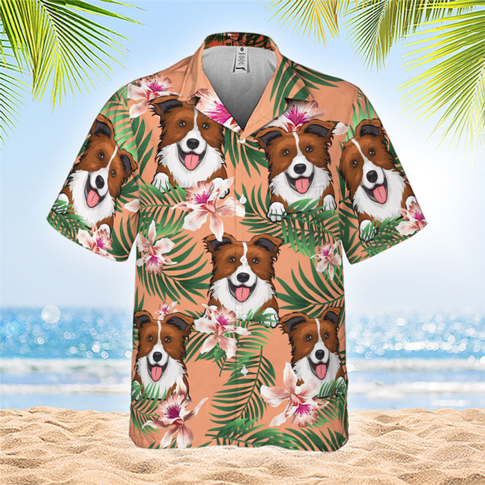 Hot Summer With Dog - Personalized Hawaiian Shirt - Gift For Pet Lovers