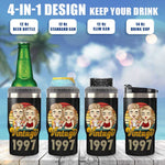 Custom Name 25th Anniversary Gifts for Couples - Personalized Can Cooler