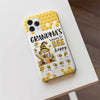 Mom Grandma Reasons To Bee Happy - Gift For Mom, Grandma - Personalized Phone Case