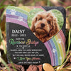 You May Have Left My Life, But You'll Never Leave My Heart - Personalized Memorial Stone, Pet Grave Marker - Upload Image, Memorial Gift, Sympathy Gift