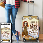 Custom Name Cruising Gifts for Women - Personalized Luggage Cover