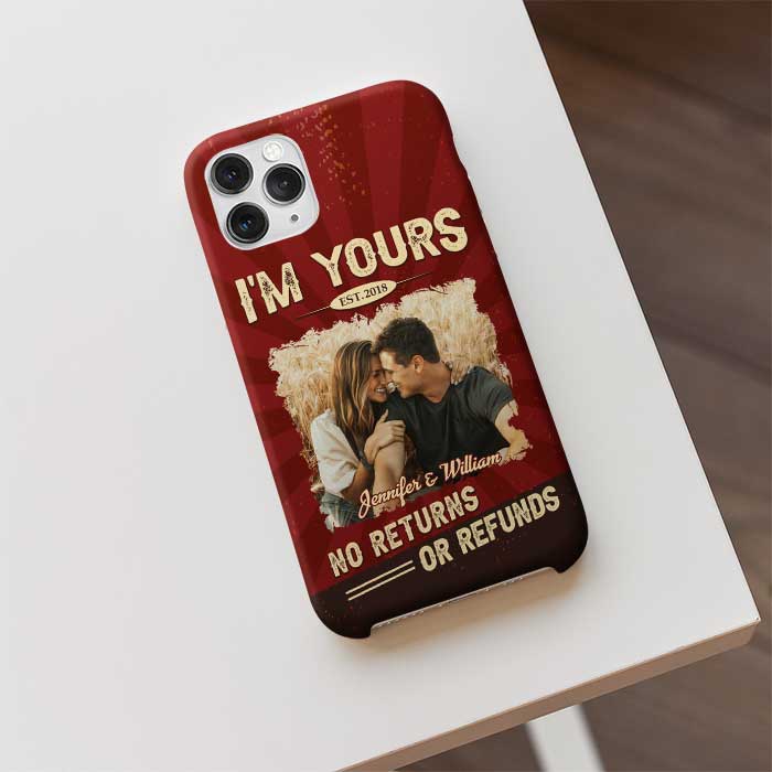 Custom Photo Funny Couple Gifts - Personalized Phone Case