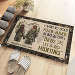Custom Name Hunting Couple Gifts - Personalized Doormat