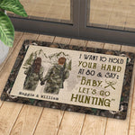 Custom Name Hunting Couple Gifts - Personalized Doormat