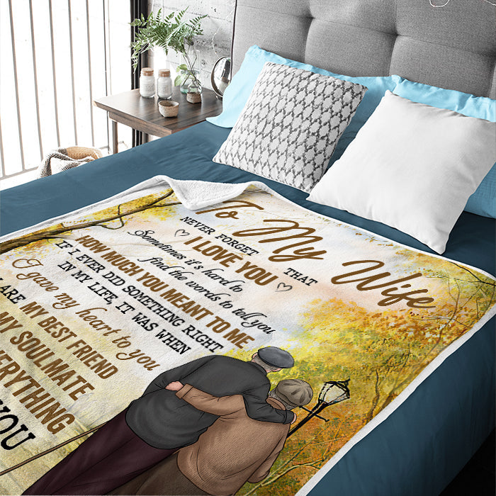 Custom Name To My Wife Gifts - Personalized Blanket