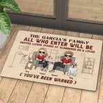 Custom Family Name Funny Dog Lover Gifts - Personalized Doormat