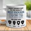 Gift For Dad - Happy Father's Day To The World 's Best Picking - Personalized Mug