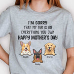 Custom Name Funny Dog Mom Mother's Day Gifts - Personalized Apparel