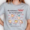 My Nick Name Is "Mom" - Gift For Mom, Personalized Unisex T-shirt, Hoodie
