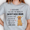 You Are The World's Best Dog Mum - Gift For Dog Mum, Personalized Unisex T-shirt, Hoodie