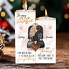 I Promise You Won't Have To Face Them Alone - Personalized Candle Holder